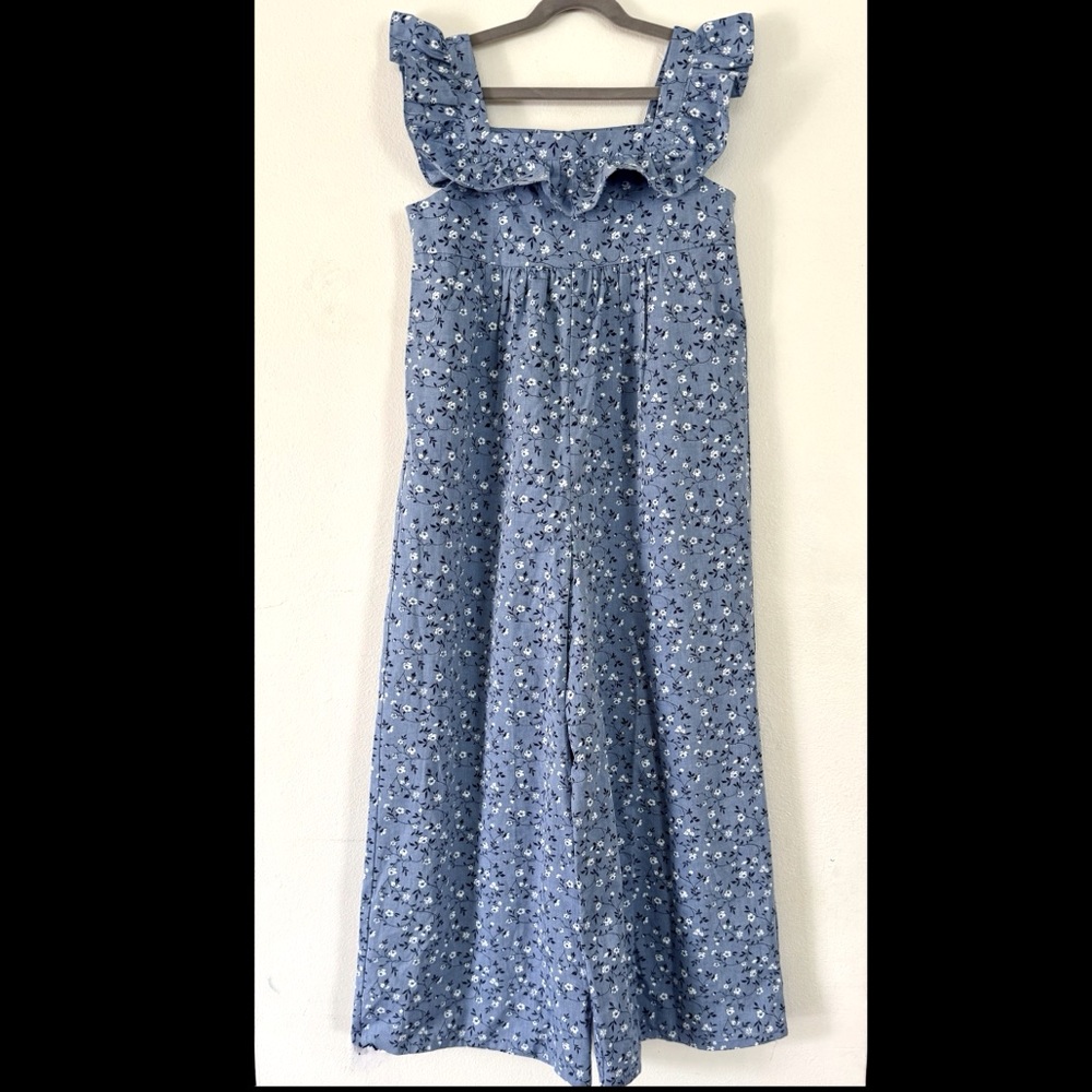 Janie & Jack Floral Blue Skirt Girls 10